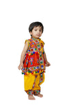 Embroidered Kedia Dhoti Set For Boys & Girls- KD-RGR-Red