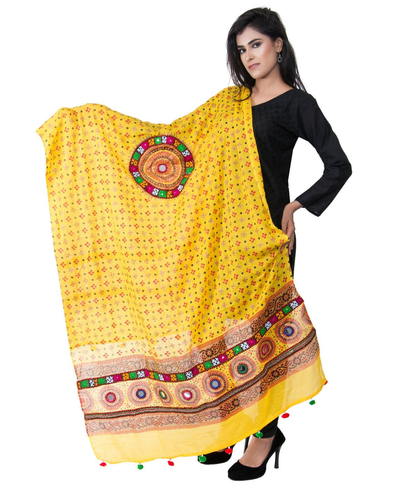 Kutchi Embroidered Dupattas