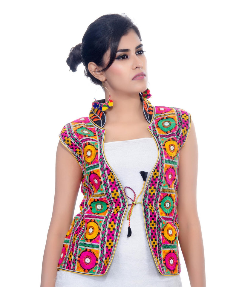 Embroidered Mid-Length Jackets
