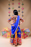 Banjara India Festive Wear Kutchwork Embroidered Girls Lehenga Choli Set with Dupatta (CC-SNDO) - Blue