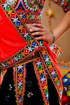 Banjara India Festive Wear Kutchwork Embroidered Girls Lehenga Choli Set with Dupatta (CC-SCKK) - Black