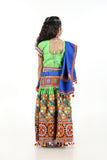 Banjara India Kutchi Embroidered Girls Chaniya Choli with Dupatta (KCC-BWR) - Green