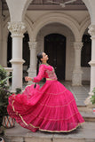 Banjara India  Long Flair Lehenga Choli Setp- Pink
