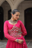 Banjara India  Long Flair Lehenga Choli Setp- Pink