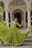 Banjara India  Long Flair Lehenga Choli Setp- Green