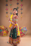 Banjara India Festive Wear Kutchwork Embroidered Girls Lehenga Choli Set with Dupatta (CC-SCKK) - Green