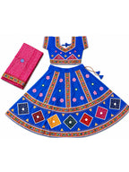Banjara India Kutchi Embroidered Girls Chaniya Choli with Dupatta (CC-CHN) - Blue