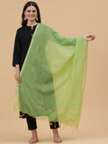 Banarasi Silk Dupatta- P. Green (BNRS-P. Green)