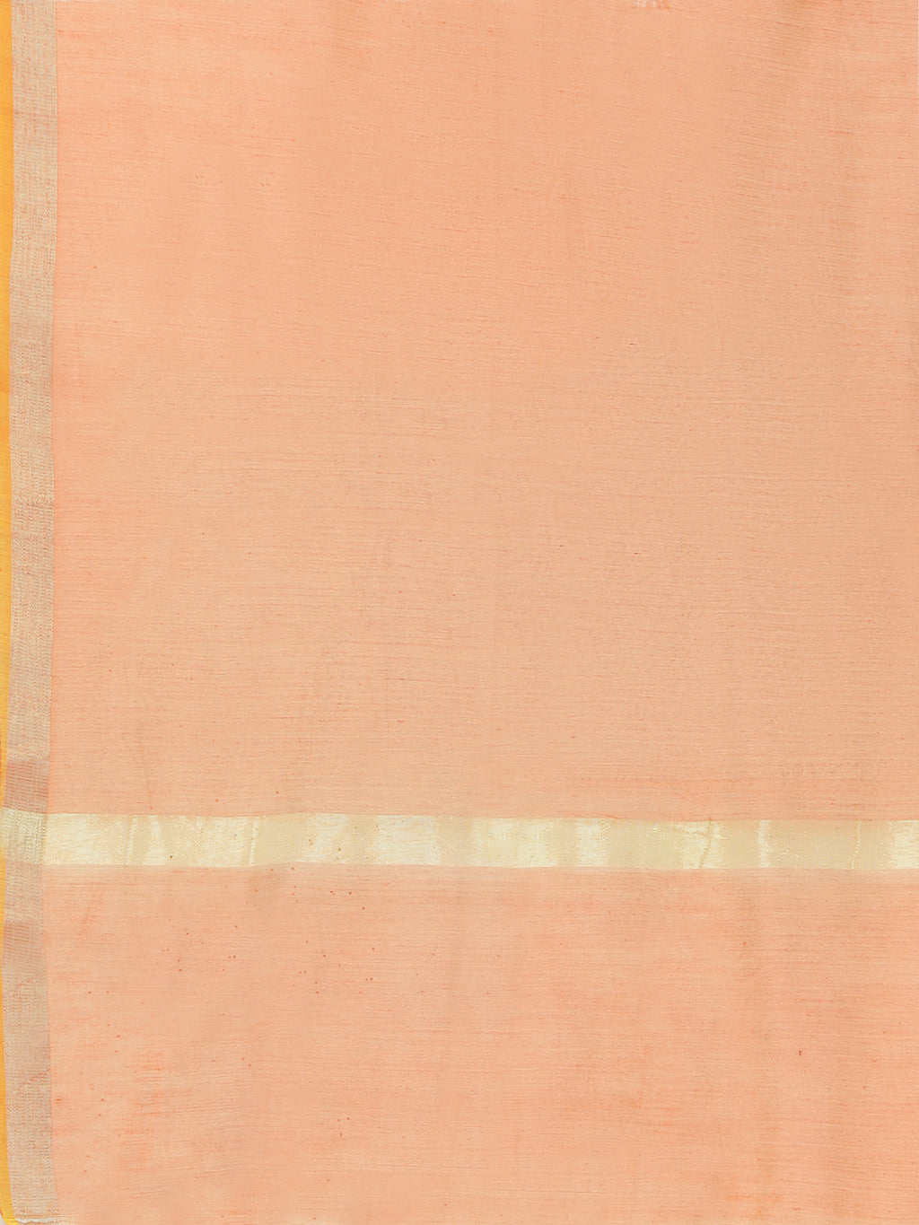 Banarasi Silk Dupatta- Beige (BNRS-Orange)