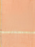 Banarasi Silk Dupatta- Beige (BNRS-Orange)