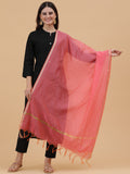 Banarasi Silk Dupatta- Pink (BNRS-Pink)