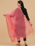 Banarasi Silk Dupatta- Pink (BNRS-Pink)