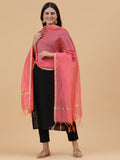 Banarasi Silk Dupatta- Pink (BNRS-Pink)