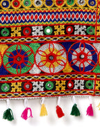 Banjara India Kutchi Emboidered Black Girls Lehenga Choli with Dupatta (CC-BTTA) - Black