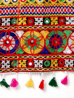 Banjara India Kutchi Emboidered Green Girls Lehenga Choli with Dupatta (CC-BTTA) - Green