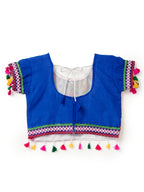 Banjara India Kutchi Emboidered Pink Girls Lehenga Choli with Dupatta (CC-BTTA) - Pink