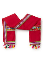 Banjara India Kutchi Emboidered Yellow Girls Lehenga Choli with Dupatta (CC-BTTA) - Yellow