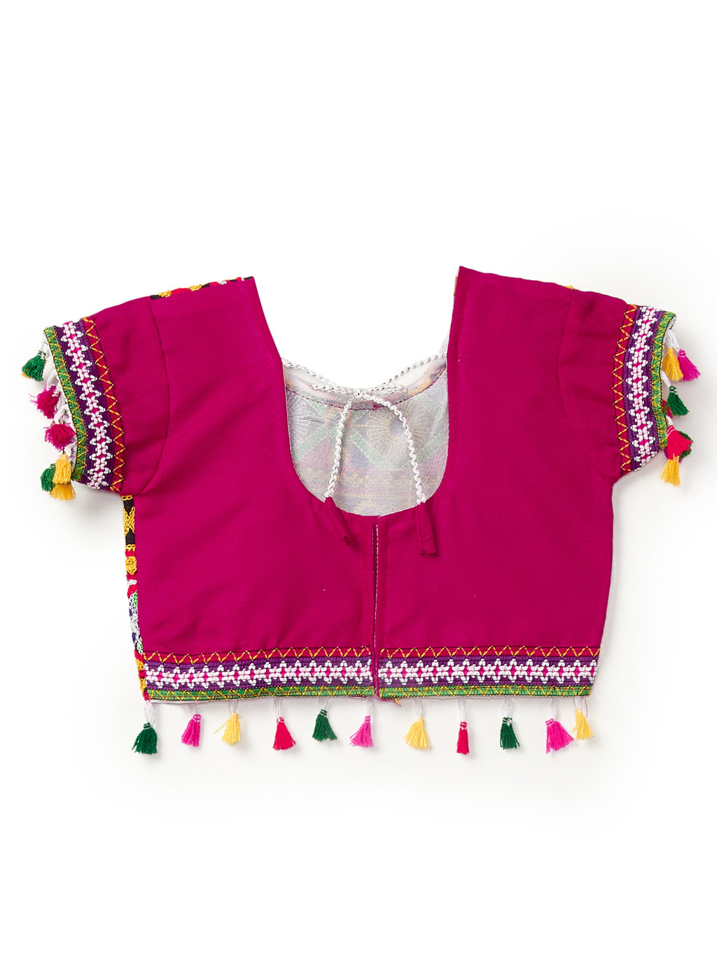 Banjara India Kutchi Emboidered Blue Girls Chaniya Choli with Dupatta (CC-RSGL) - Blue
