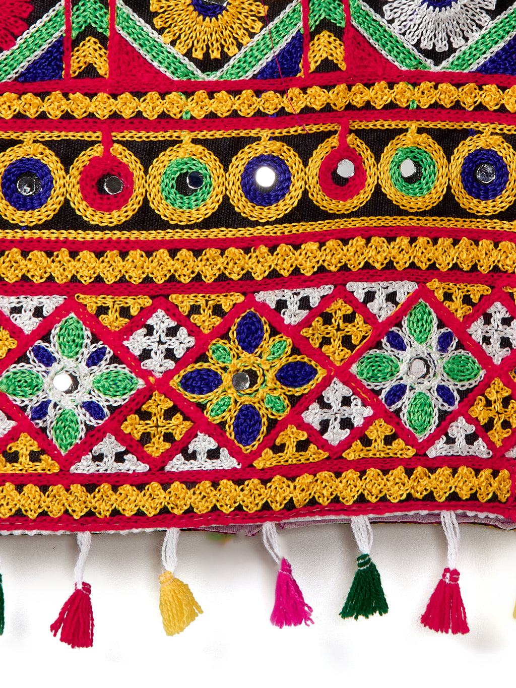 Banjara India Kutchi Emboidered Blue Girls Chaniya Choli with Dupatta (CC-RSGL) - Blue