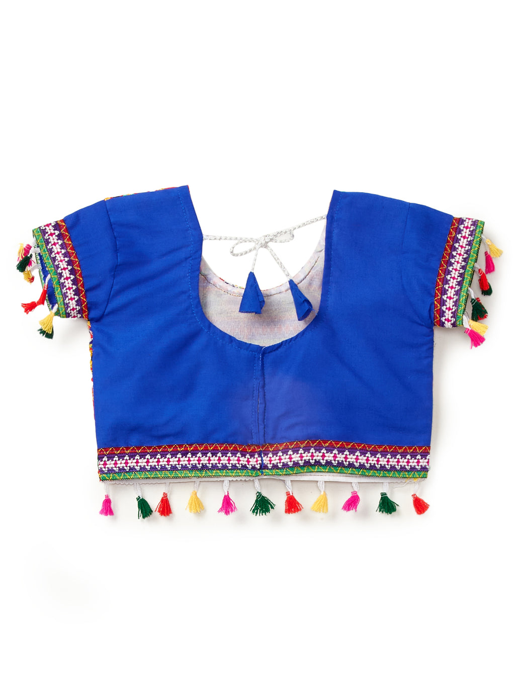 Banjara India Kutchi Emboidered Green Girls Chaniya Choli with Dupatta (CC-RSGL) - Green