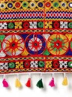 Banjara India Kutchi Emboidered Green Girls Chaniya Choli with Dupatta (CC-RSGL) - Green