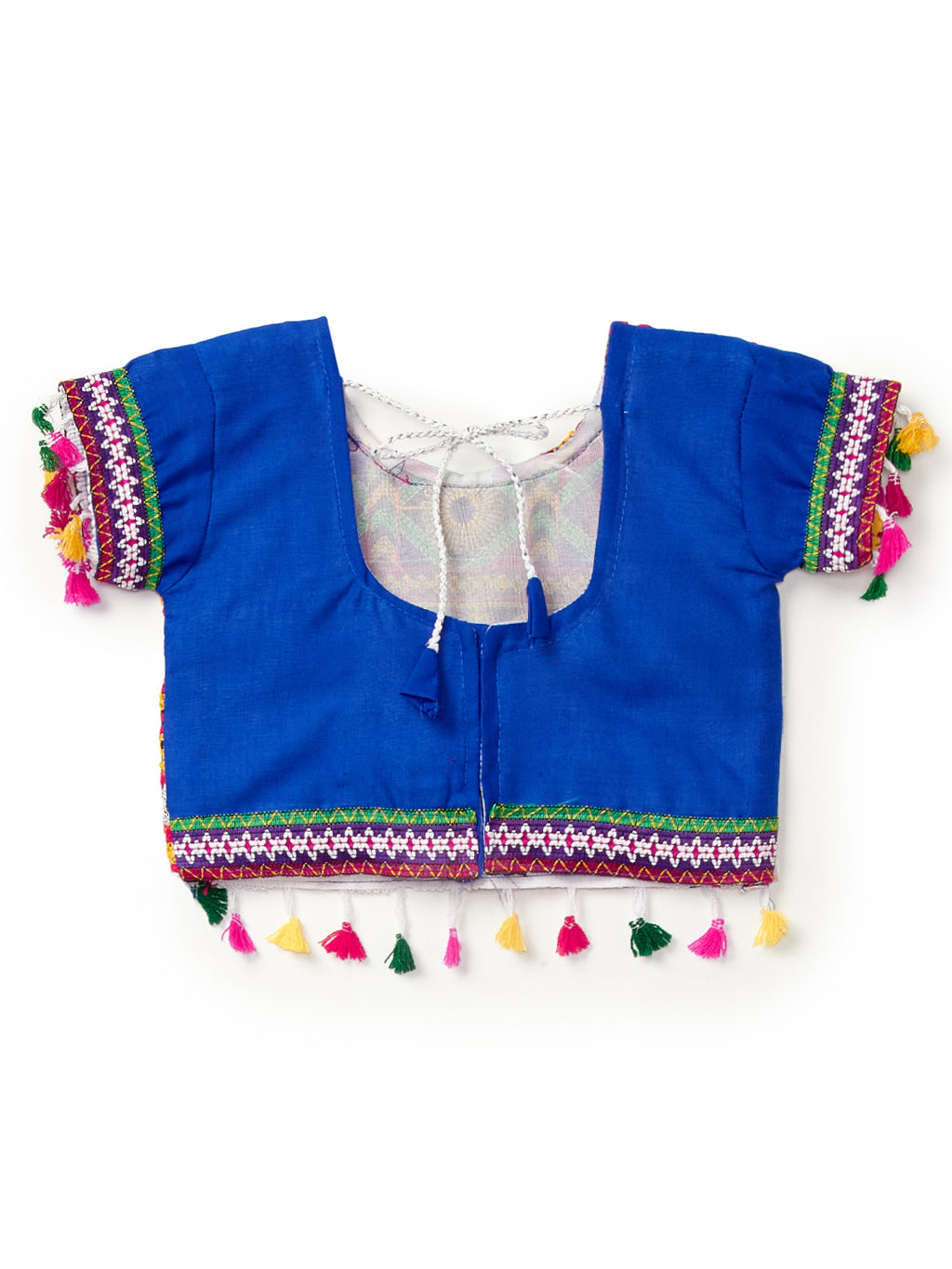 Banjara India Kutchi Emboidered Pink Girls Chaniya Choli with Dupatta (CC-RSGL) - Pink
