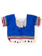 Banjara India Kutchi Emboidered Pink Girls Chaniya Choli with Dupatta (CC-RSGL) - Pink