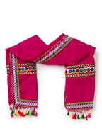 Banjara India Kutchi Emboidered White Girls Chaniya Choli with Dupatta (CC-RSGL) - WHITE