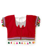 Banjara India Kutchi Emboidered Yellow Girls Chaniya Choli with Dupatta (CC-RSGL) - YELLOW