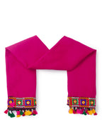 Banjara India Kutchi Emboidered Black Girls Chaniya Choli with Dupatta (CC1-WILD) - Blue