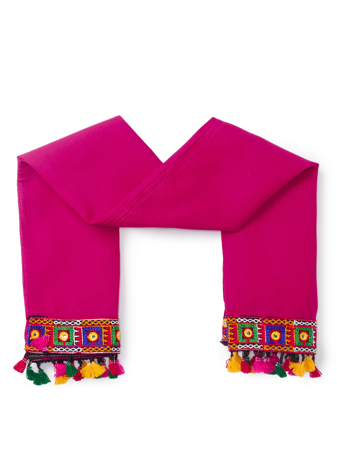 Banjara India Kutchi Emboidered Black Girls Chaniya Choli with Dupatta (CC1-WILD) - Blue