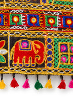 Banjara India Kutchi Emboidered Black Girls Chaniya Choli with Dupatta (CC1-WILD) - Blue