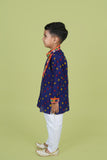Banjara India Leheriya printed Kurta Set- KP-BDN-Blue