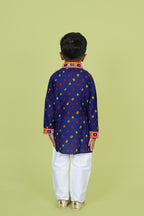 Banjara India Leheriya printed Kurta Set- KP-BDN-Blue