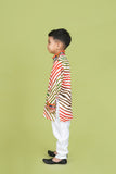 Banjara India Leheriya printed Kurta Set- KP-LHR-White
