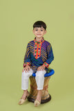 Banjara India Leheriya printed Kurta Set- KP-LHR-Blue