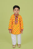 Banjara India Leheriya printed Kurta Set- KP-BDN-Yellow