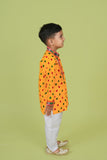 Banjara India Leheriya printed Kurta Set- KP-BDN-Yellow