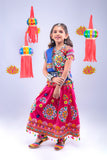 Banjara India Kutchi Emboidered Pink Girls Chaniya Choli with Dupatta (CC-RING) - Pink