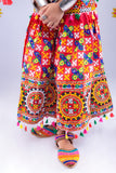 Banjara India Kutchi Embroidered Girls Chaniya Choli with Dupatta (CC1-BWR) - Red