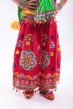 Banjara India Kutchi Emboidered Red Girls Chaniya Choli with Dupatta (CC-RING) - Red