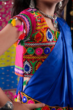 Banjara India Kutchi Emboidered Blue Girls Chaniya Choli with Dupatta (CC1-DROP) - PINK