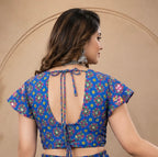 Banjara India Cotton Long Flair Aari Embroidery Kutch Work (Lehenga Choli) Chaniya Choli Set with Dupatta-Temple-01