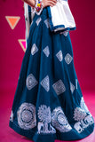 Banjara India Kutchi Embroidered Girls Chaniya Choli with Dupatta (CC-WHRK)-Teal