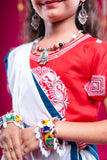 Banjara India Kutchi Embroidered Girls Chaniya Choli with Dupatta (CC-WHRK)-Teal