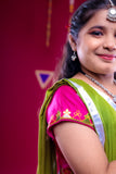 Banjara India Kutchi Embroidered Girls Chaniya Choli with Dupatta (CC-Flower)-White