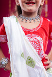 Banjara India Kutchi Embroidered Girls Chaniya Choli with Dupatta (CC-WHRK)-Green