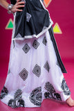 Banjara India Kutchi Embroidered Girls Chaniya Choli with Dupatta (CC-WHRK)-White