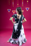 Banjara India Kutchi Embroidered Girls Chaniya Choli with Dupatta (CC-WHRK)-White