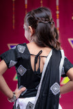 Banjara India Kutchi Embroidered Girls Chaniya Choli with Dupatta (CC-WHRK)-White